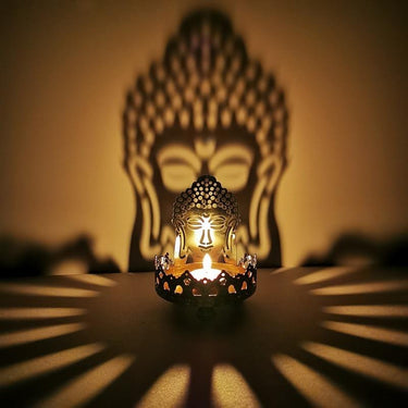 Shadow Casting Java Candle Holder